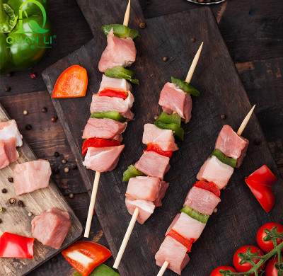 Bamboo Skewers Wholesale Natural Premium Skewer Sticks for Grilling, BBQ, Food Skewer Sticks.