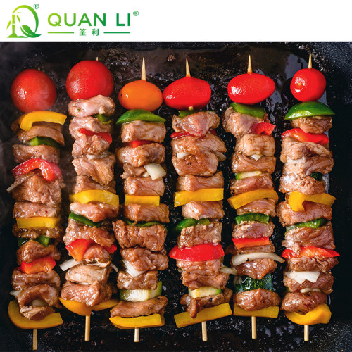 Bamboo Skewers Wholesale Natural Premium Skewer Sticks for Grilling, BBQ, Food Skewer Sticks.