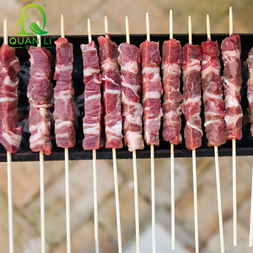 Bamboo Skewers Wholesale Natural Premium Skewer Sticks for Grilling, BBQ, Food Skewer Sticks.