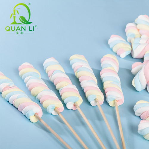 Bamboo Marshmallow Sticks QL Cotton Candy Sticks Sturdy, Smooth, Perfectly for High-Heat Cooking