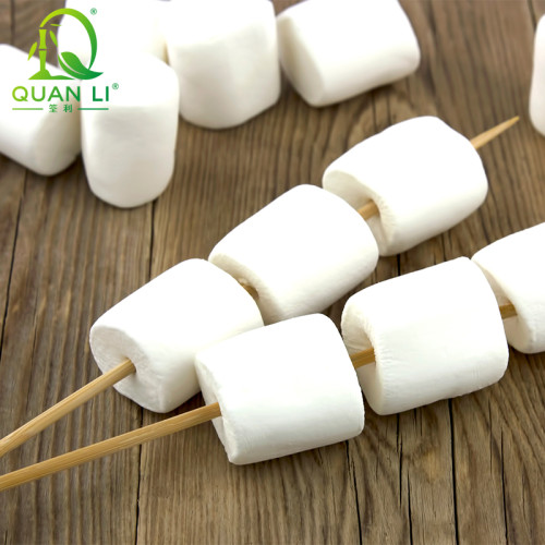 Bamboo Marshmallow Sticks QL Cotton Candy Sticks Sturdy, Smooth, Perfectly for High-Heat Cooking