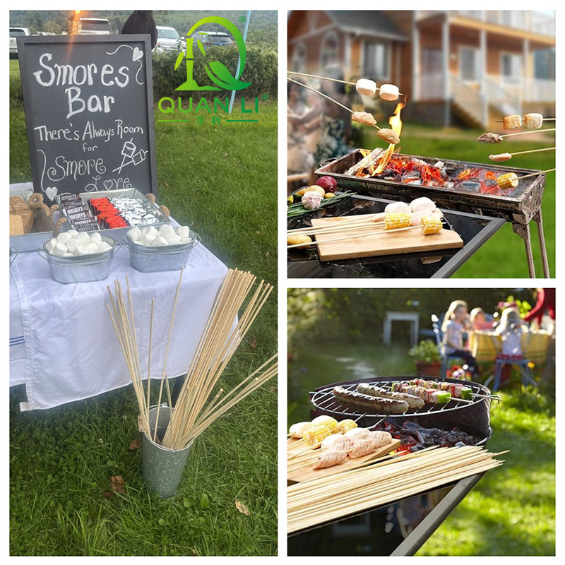 Bamboo Marshmallow Roasting Sticks 