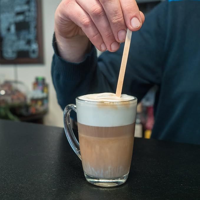 coffee stirrers Mixed evenly