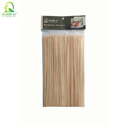 Bamboo Skewers Wholesale Natural Premium Skewer Sticks for Grilling, BBQ, Food Skewer Sticks.