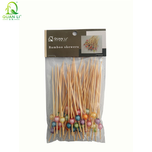 Disposable Bamboo Cocktail Picks Decorative Skewers Handmade Sticks Party Supplies Wholesale