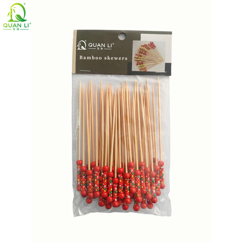 Disposable Bamboo Cocktail Picks Decorative Skewers Handmade Sticks Party Supplies Wholesale