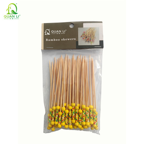 Disposable Bamboo Cocktail Picks Decorative Skewers Handmade Sticks Party Supplies Wholesale