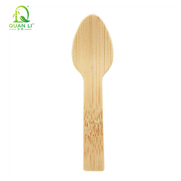 Bamboo Ice Cream Spoon Wholesale | Disposable Bamboo mini Spoon For Ice Cream