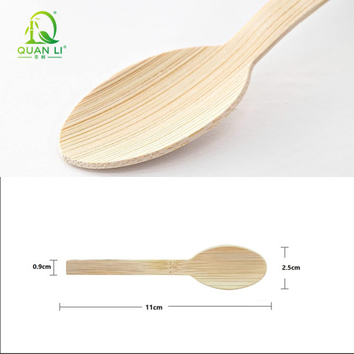 Bamboo Spoon Wholesale | Eco-friendly Disposable Bamboo Dessert Spoon