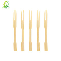 Bulk 3.5" Mini Bamboo Forks | Professional Catering Picks
