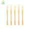 Mini Bamboo Forks 3.5 inch, Cocktail Forks Two Prongs Eco-Friendly Wholesale