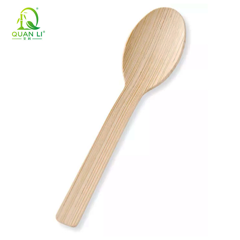 Bamboo dessert spoon