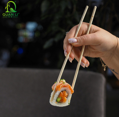 Eco-Friendly Round Separated Bamboo Chopsticks | Individually Wrapped Wholesale