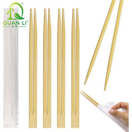 Disposable Bamboo Twin Chopsticks Custom Disposable Chopsticks, Individually Wrapped Wholesale