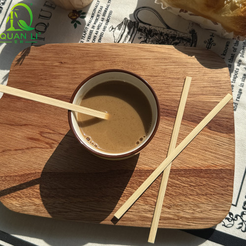 QL Bamboo Coffee Stirrers Wholesale | Eco-Friendly Disposable Bamboo Sticks for Coffee and Tea