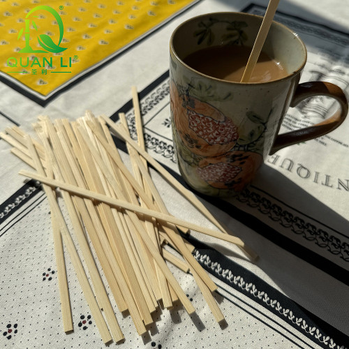 QL Bamboo Coffee Stirrers Wholesale | Eco-Friendly Disposable Bamboo Sticks for Coffee and Tea