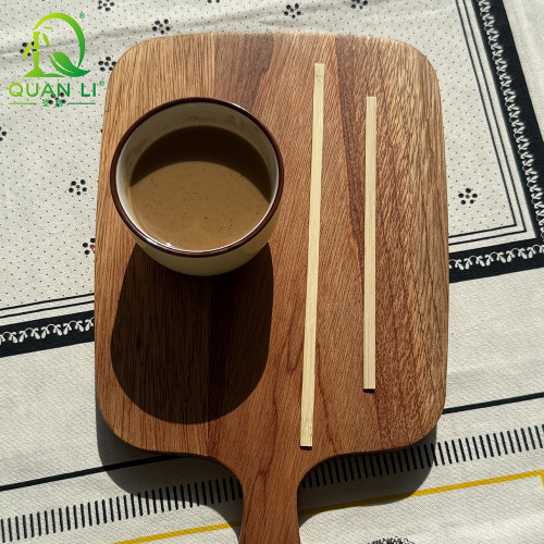 QL Bamboo Coffee Stirrers Wholesale | Eco-Friendly Disposable Bamboo Sticks for Coffee and Tea