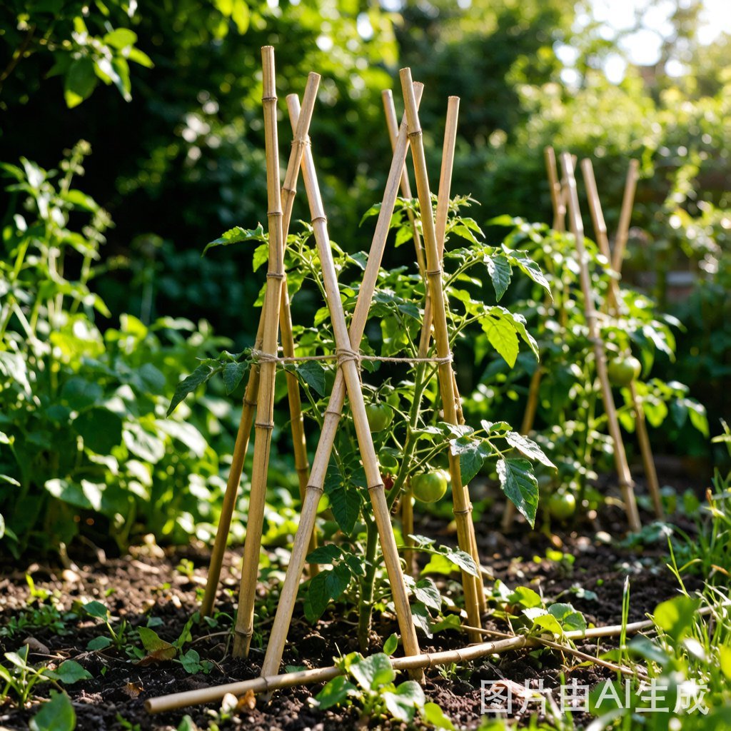 Flower Garden Bamboo Trellis