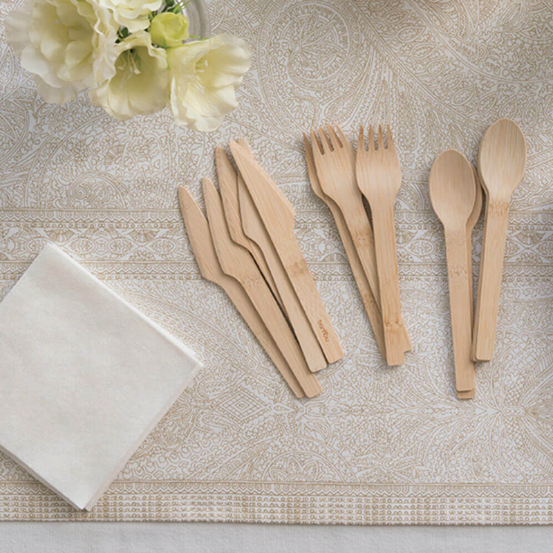 disposable bamboo cutlery