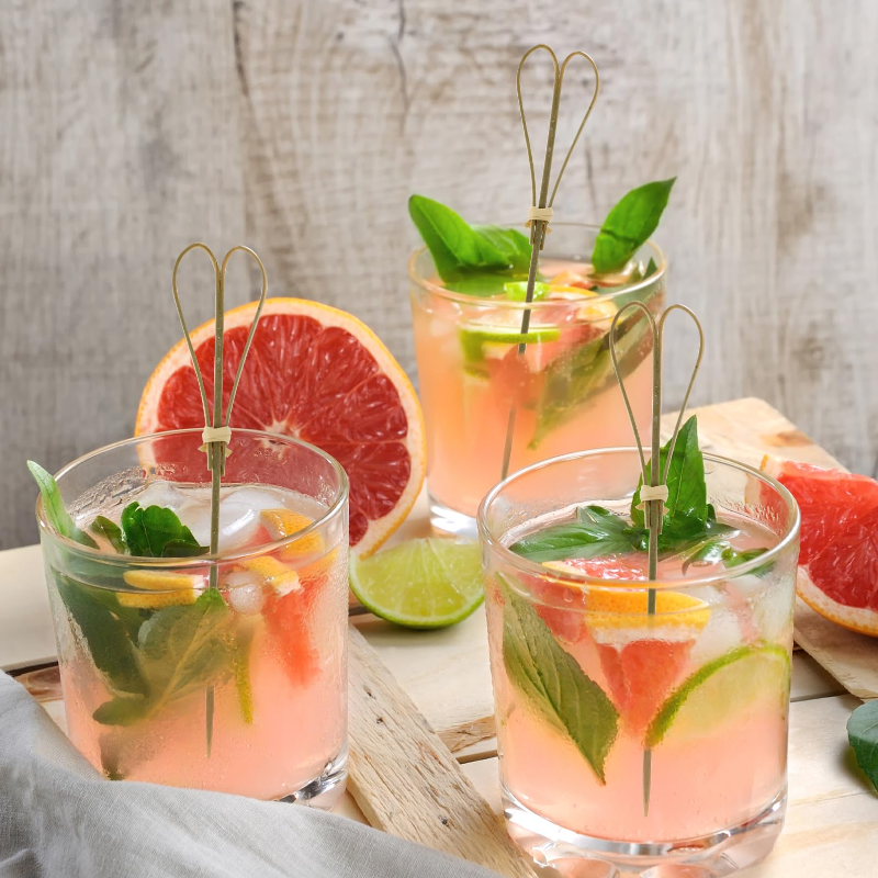 QL Bamboo Cocktail Picks: Elevate Your Drinks with Style and Sustainability