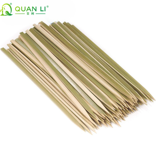 Premium QL Bamboo Flat Skewers for BBQ, Grilling & Kabobs | Eco-Friendly Bulk Supply, Customized OEM & ODM Solutions for Wholesalers