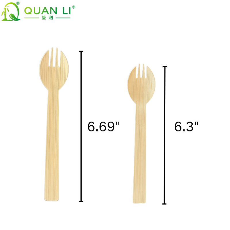 Specifications of Disposable Bamboo Cutlery Set