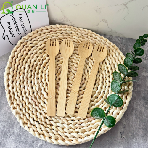 Bulk Compostable Bamboo Spork – Eco-Friendly Utensils for Catering, Customized & Wholesale Available
