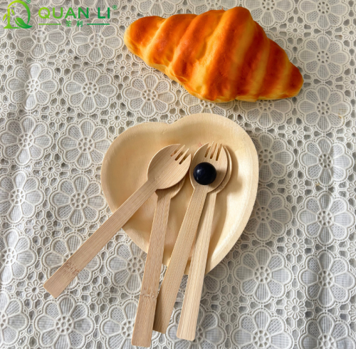 Bulk Compostable Bamboo Spork – Eco-Friendly Utensils for Catering, Customized & Wholesale Available