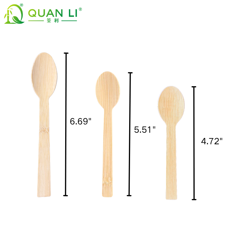 Specifications of Disposable Bamboo Cutlery Set