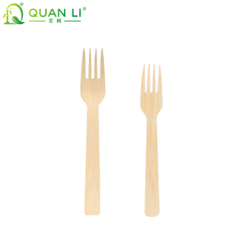 Disposable Bamboo Fork | Eco-Friendly Biodegradable Utensil for Salads, Tasting & Catering