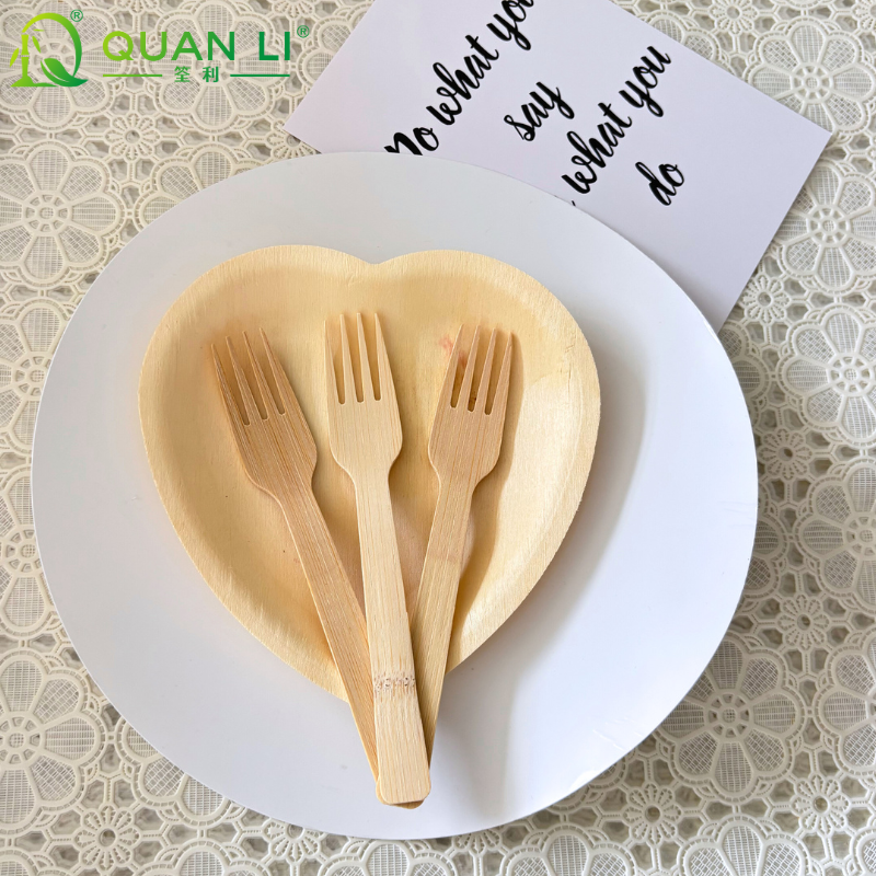Bamboo dessert spoon