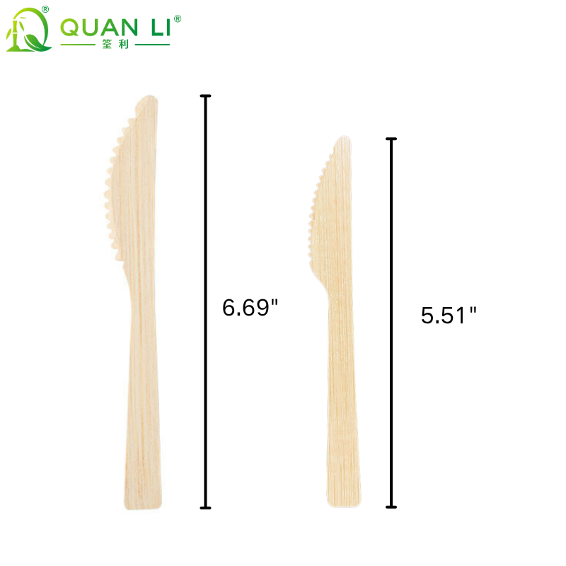 Specifications of Disposable Bamboo Cutlery Set
