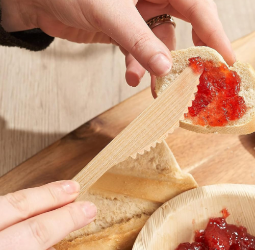 Disposable Bamboo Knives in Bulk – Eco-Friendly Bamboo Handle Cutlery for Wholesale & Custom Packaging