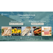 Join QL at the 138th Canton Fair 2025 – Discover Eco-Friendly Bamboo Skewers, Cutlery & Kitchenware