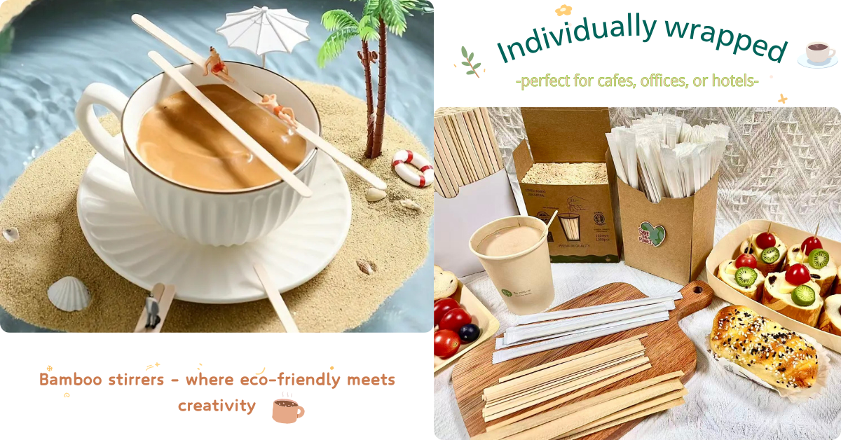 Custom Bamboo Stirrers