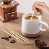 Bamboo Disposable Coffee Stirrer 110 mm 140 mm for Automatic Vending Machines - Bulk Wholesale for Distributors & Retailers - Custom Logo & Packaging Available
