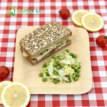 Disposable Bamboo Plates Wholesale, Biodegradable Round & Square Plates Bulk for Wedding