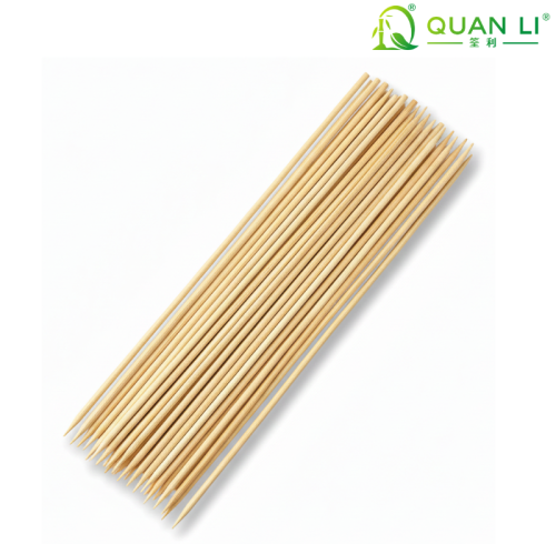 300mm Bamboo Skewers Wholesale | Eco-Friendly BBQ Sticks | QL