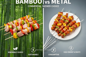 Bamboo vs. Metal Skewers: Which is the More Sustainable Choice for Commercial Use?