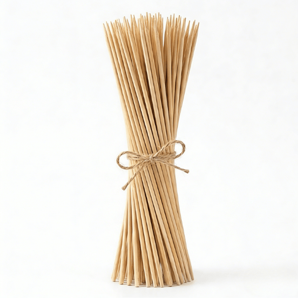 Bamboo Marshmallow Sticks QL Cotton Candy Sticks Sturdy, Smooth, Perfectly for High-Heat Cooking