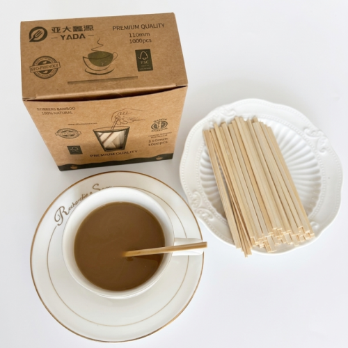 Bulk 110mm Bamboo Coffee Stirrers | Natural Eco-Friendly Stir Sticks