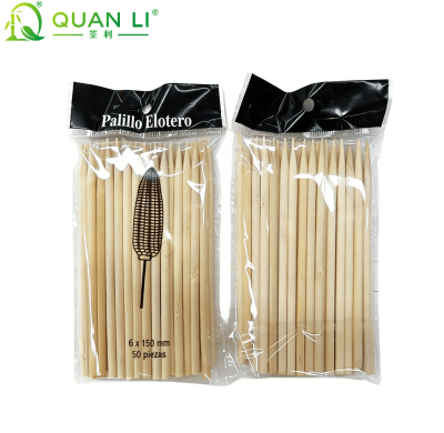 QL 6mm Heavy-Duty Bamboo Corn Skewers | Wholesale Bulk Supply