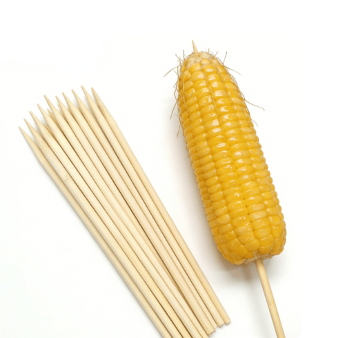 QL 6mm Heavy-Duty Bamboo Corn Skewers | Wholesale Bulk Supply
