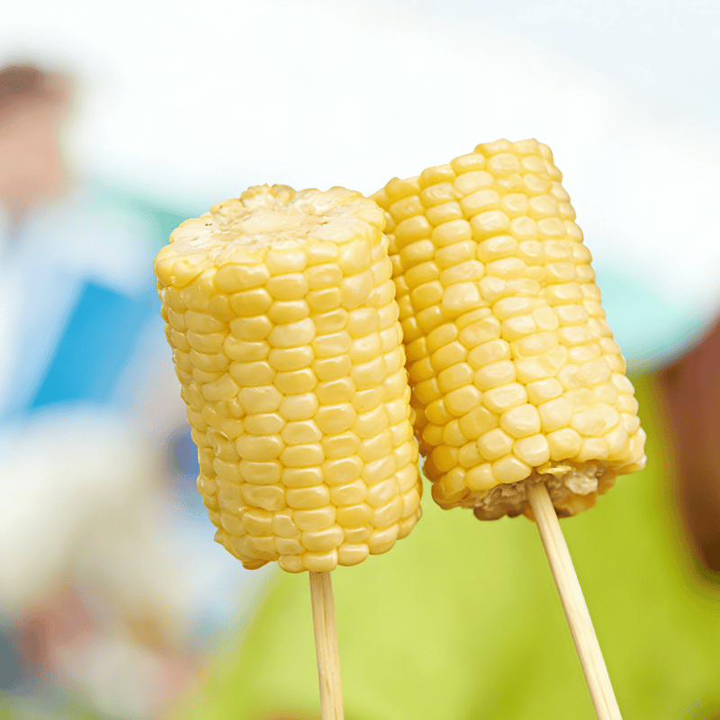 Heavy duty corn skewers