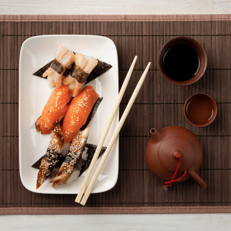 Elevated Dining with Tensoge Bamboo Chopsticks