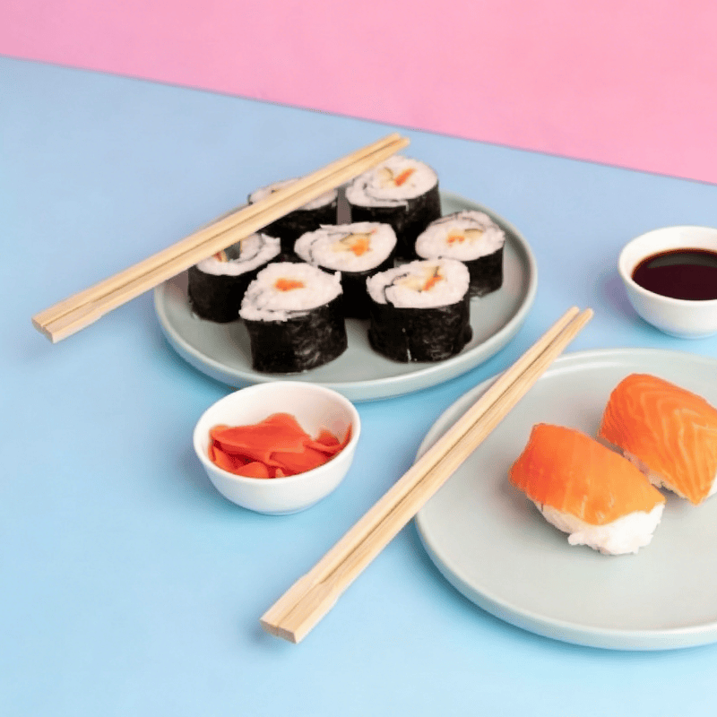 Modern Takeout Bamboo Tensoge Chopsticks