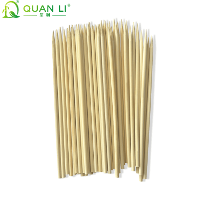 200mm Bamboo Skewers for Bulk Orders | OEM Custom Packaging