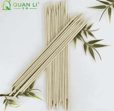 Blunt Tip 250mm Bamboo Skewers | Custom Packaging Available