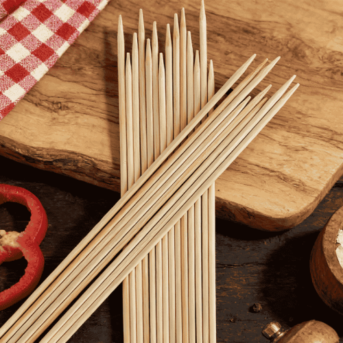 Blunt Tip 250mm Bamboo Skewers | Custom Packaging Available