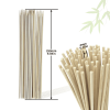 Blunt Tip 250mm Bamboo Skewers | Custom Packaging Available